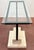 Southwest Style Mid-Century Sunburst Console Table Travertine Base and Glass Top For Sale - Image 17 of 18