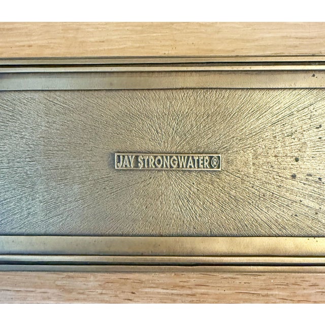 Metal Jay Strongwater Enameled Tray For Sale - Image 7 of 7
