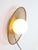 Goldenrod Mid-Century Intricate Wall Lamp in Brass and Opaline Glass, 1950s For Sale - Image 8 of 18