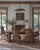 Rustic European Set of 8 Italian Louis XV Style Tapestry Dining Chairs For Sale - Image 3 of 12