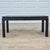 Mid 20th Century Mid-20th Century Asian Ming Style Rectangular Black Lacquered Grasscloth Coffee Table (48x24") For Sale - Image 5 of 15