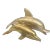 Hollywood Regency Era Brass Dolphin Figurines Att. To Jack Housman For Sale