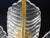 Vintage Palmette Pendant Light in Crystal Glass with Gold Thread, 1985 For Sale - Image 10 of 14