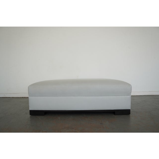 Donghia Custom Armless Sofas and Ottoman For Sale - Image 15 of 15