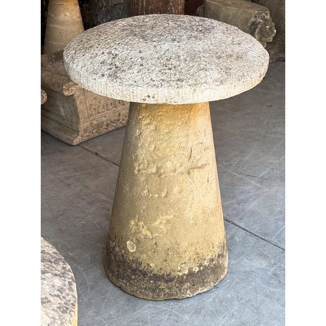 Large English Steddle or Staddle Stone for the Garden For Sale In Austin - Image 6 of 11