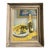 1970’s Original Impressionist Still Life Painting Mid Century Modern Frame For Sale