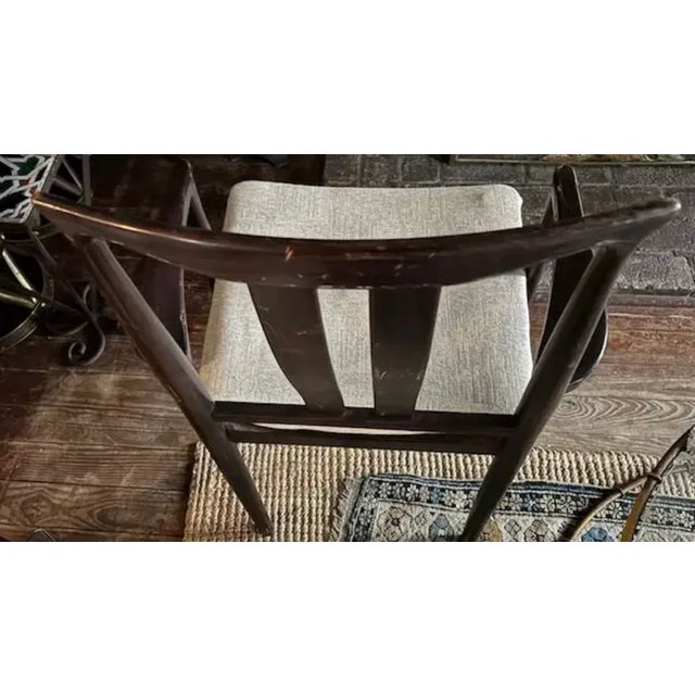 Brown Mid Century Mahogany Arm Chair Made by Danish Overseas Furniture - Mid 1960's, Signed For Sale - Image 8 of 12