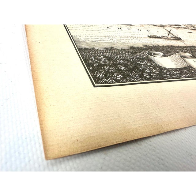 17th Century Matthäus Merian, Düsseldorf from Topographia Germanie, Woodcut Print, 17th Century, Framed For Sale - Image 5 of 13