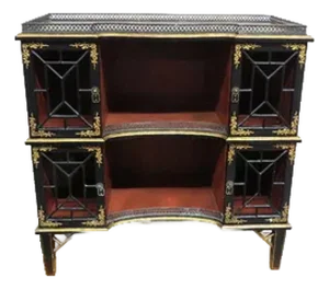 Vintage Chinoiserie Cabinet in the Manor of Maitland Smith