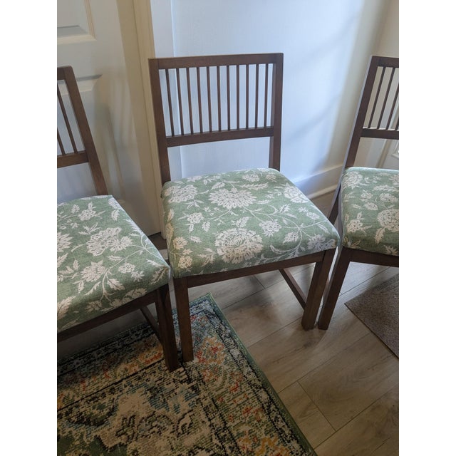 Mid-Century Modern Walnut Dining Chairs For Sale - Image 4 of 9