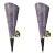 21st Century Purple Torchere Sconces, a Pair For Sale