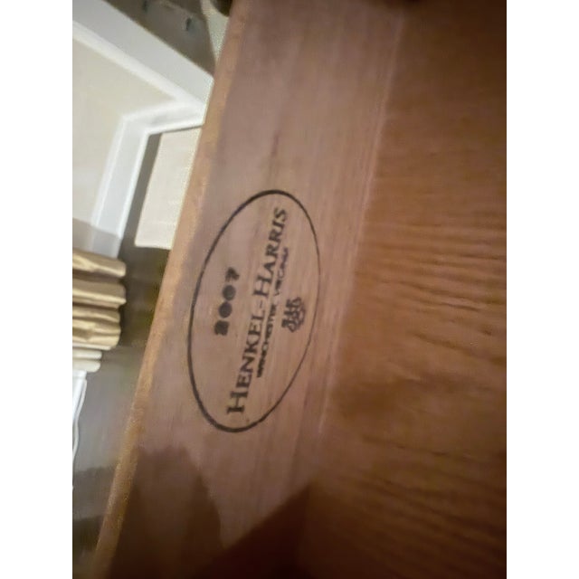 Brown Henkel Harris 66" Solid Mahogany Dresser For Sale - Image 8 of 8