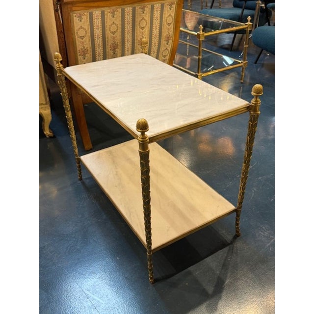 Traditional Maison Bagues Manner Side Table For Sale - Image 3 of 5