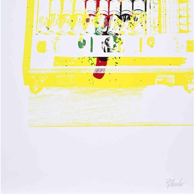 Color screen print on paper. Hand signed and not numbered, as issued. Very good condition. Claus Böhmler (1939–2017) was a...