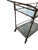 Bronze Vintage Faux Bamboo Italian Tea Bar Cart Bronze Server Console Maison Style For Sale - Image 8 of 18