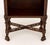 Early 20th Century Neoclassical Style Walnut Side Table Bookcase For Sale - Image 5 of 9