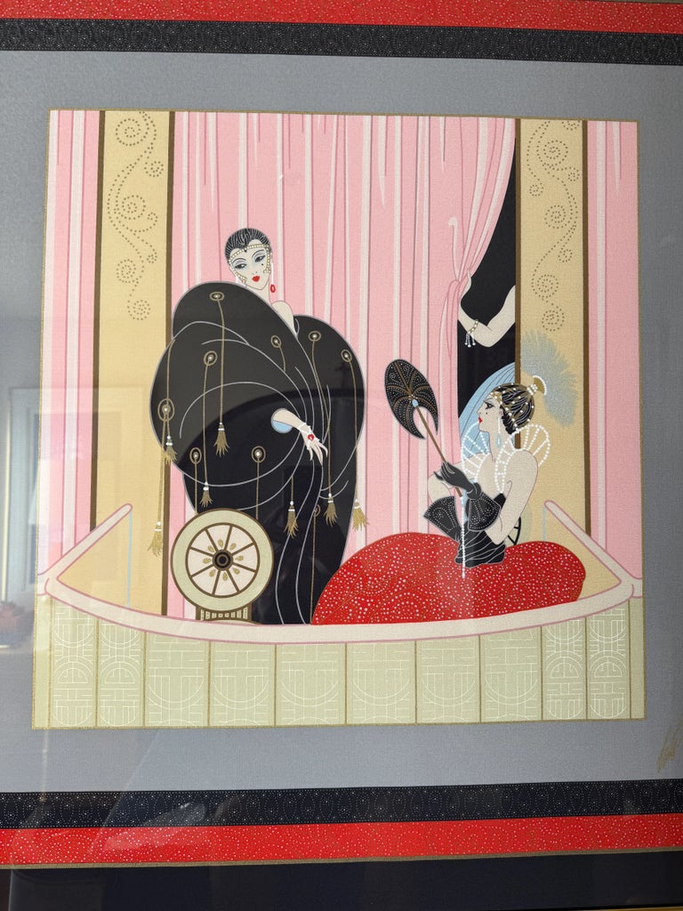 Erte 【Ebony and White】vintageitem 1980年代 Erte Ebony and White