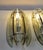 Italian Veca Smoked and Clear Glass Sconces from Veca, 1970s, Set of 2 For Sale - Image 13 of 18