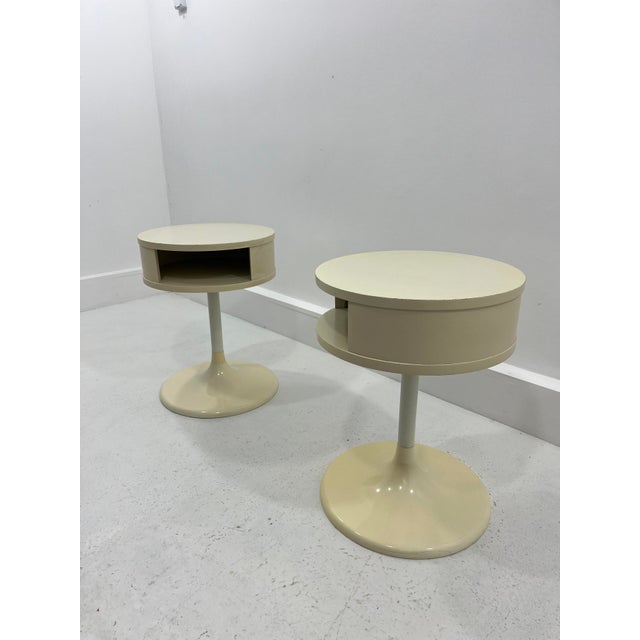 Space Age Tulip Side Tables by Lusch Erzeugnis for Lusch & Co, 1970s, Set of 2 For Sale - Image 11 of 15