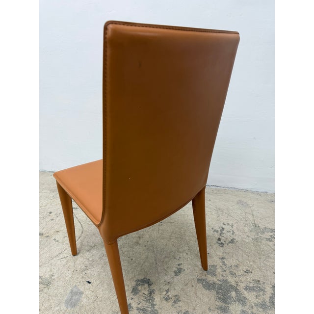 G.&r. Fauciglietti Latina High Back Leather Dining or Side Chair for Frag, Italy For Sale - Image 13 of 15