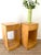 Vintage Mid-Century Modern Heywood Wakefield Pair of Airflow Nightstands in Wheat For Sale - Image 14 of 17