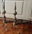 Brass Tall Antique Early 19t Century American Federal Steeple Top Brass Andirons Circa 1800 - A Pair For Sale - Image 8 of 8