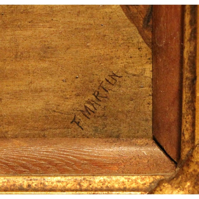 F. Martin, Street Scene at the Isartor in Munich, Early 19th Century, Oil on Canvas, Framed For Sale - Image 5 of 9