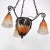 Art Deco Pate De Verre Ceiling Lamp attributed to Schneider, 1930s For Sale - Image 3 of 12