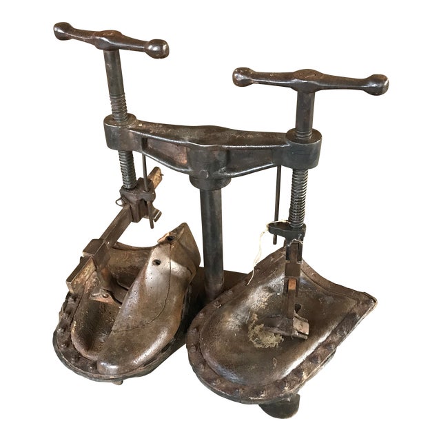 Antique Cobbler's Shoe Sole Press Chairish