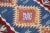 1970s Mid-Century Modern Geometric Blue Kilim Rug For Sale - Image 4 of 10