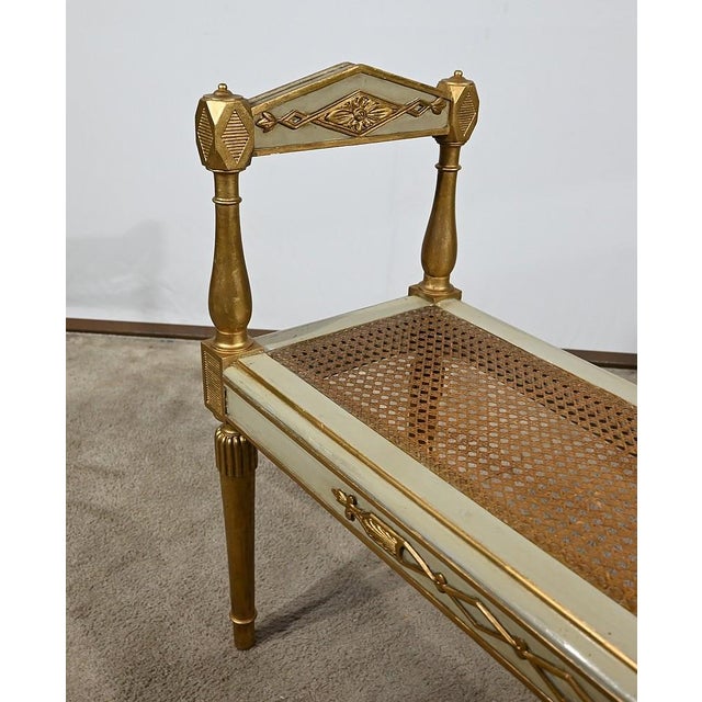 Directoire Bench, Late 19th Century For Sale - Image 6 of 18