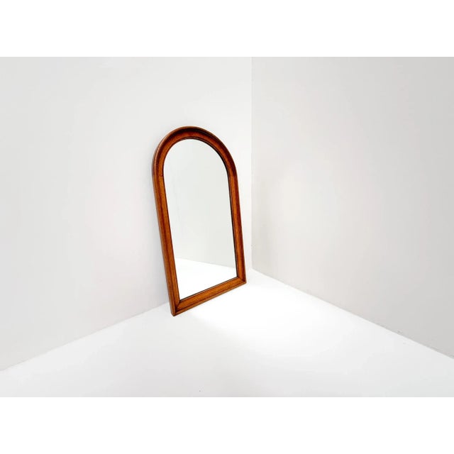 Mid-Century Modern Wooden Wall Mirror, 1960s For Sale - Image 9 of 10