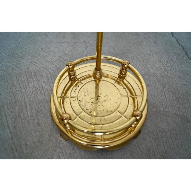 1960’s Solid Brass Chimney Fireplace Tools For Sale - Image 10 of 12