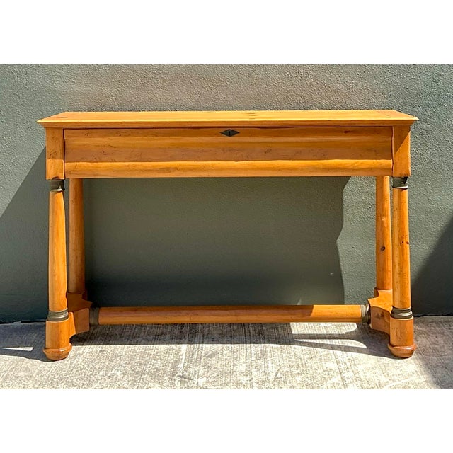 Vintage Baker Milling Road Pine Console For Sale - Image 9 of 12