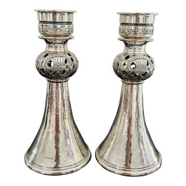 Example of Art Nouveau Candle Holders