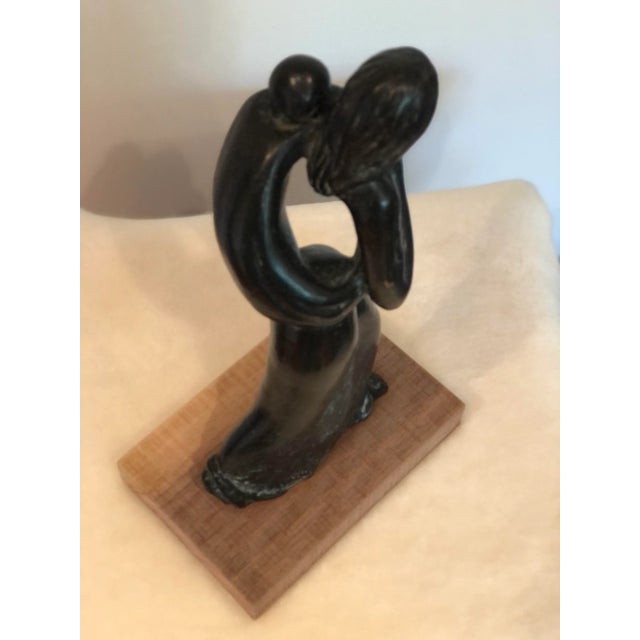 Early 20th Century Sculpture of Woman and Child For Sale - Image 12 of 12