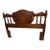 Full Queen Headboard Wood Dark Tone Colonial Style For Sale