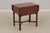 Henkel Harris Henkel Harris Cherry 2 Drawer Drop Leaf Table For Sale - Image 4 of 15
