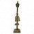 Mid 20th Century Vintage Brass Pagoda Hanging Bell Desk Gong Mid-Century Asian Art - No Mallet For Sale - Image 5 of 8