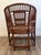 1970s 1970s Brighton Pavilion Style Bamboo Rattan Cane Armchair For Sale - Image 5 of 7