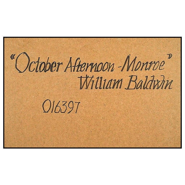 1990s October Afternoon - Monroe, William E Baldwin For Sale - Image 4 of 5