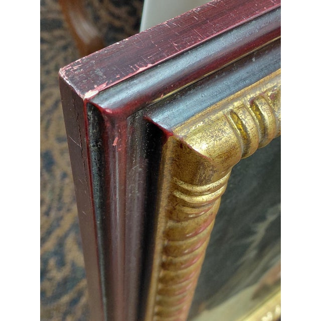 Framed Signed C. Mummert "Quiet Resolve" Oil on Canvas For Sale - Image 9 of 11