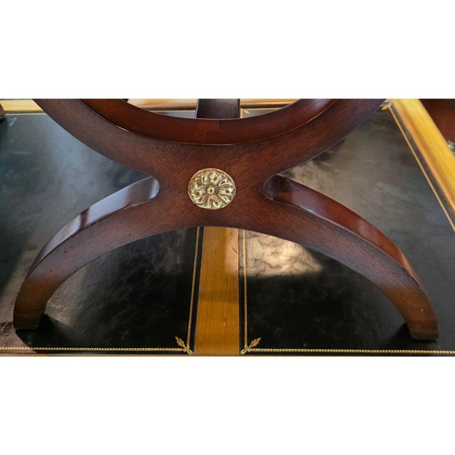 Pair of Kindel Furniture Winterthur Collection New York Ottomans For Sale - Image 9 of 15