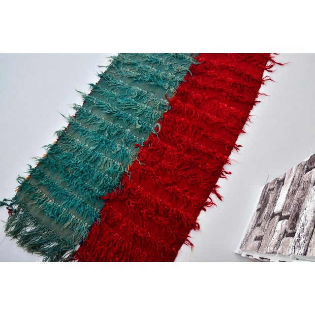 Vintage AngORA Wool Kurdish Rug For Sale - Image 10 of 10