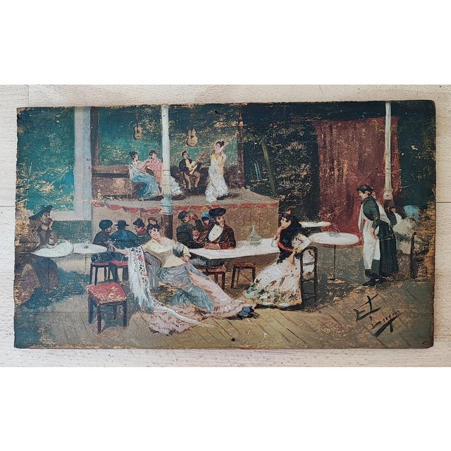 Spanish painter born in 1853 and died in 1912 This piece has an attribution mark, I am sure that it is completely...