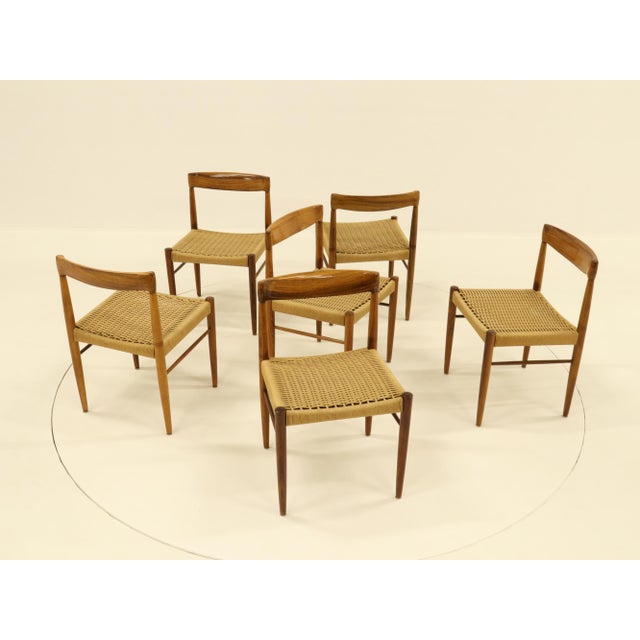 Rosewood Dining Chairs attributed to H. W. Klein for Bramin, Denmark, 1960s, Set of 6 For Sale - Image 16 of 18