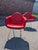 Mid-Century Modern 1970s Pair of Red Eames Herman Miller Padded Arm Shell Chairs For Sale - Image 3 of 16