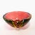 1960s Italian Murano Style Red-Green Uranium Art Glass Bowl For Sale - Image 9 of 9