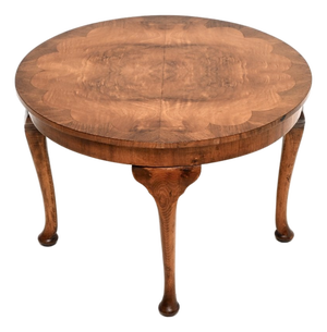 Antique Burr Walnut Occasional Coffee Table, 1930