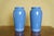Limoges, France Pair of Antique Limoges Pâte-Sur-Pâte Blue Porcelain Vases For Sale - Image 4 of 15